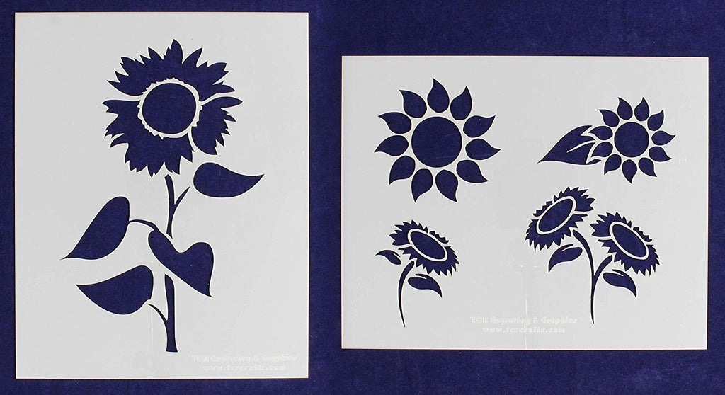 Mylar 2 Pieces of 14 Mil 8 X 10 Star Stencils- Painting /Crafts/ Tem –  Quilting Templates and More!