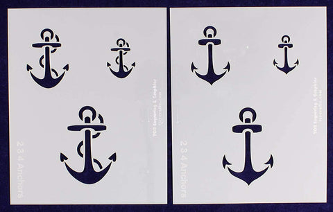 13 & 50 Star Field Stencils-2 Piece Set 14 Mil-G-Spec -9.88L