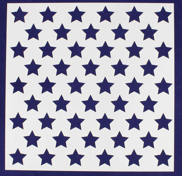 13 & 50 Star Field Stencils-2 Piece Set 14 Mil-G-Spec -9.88L